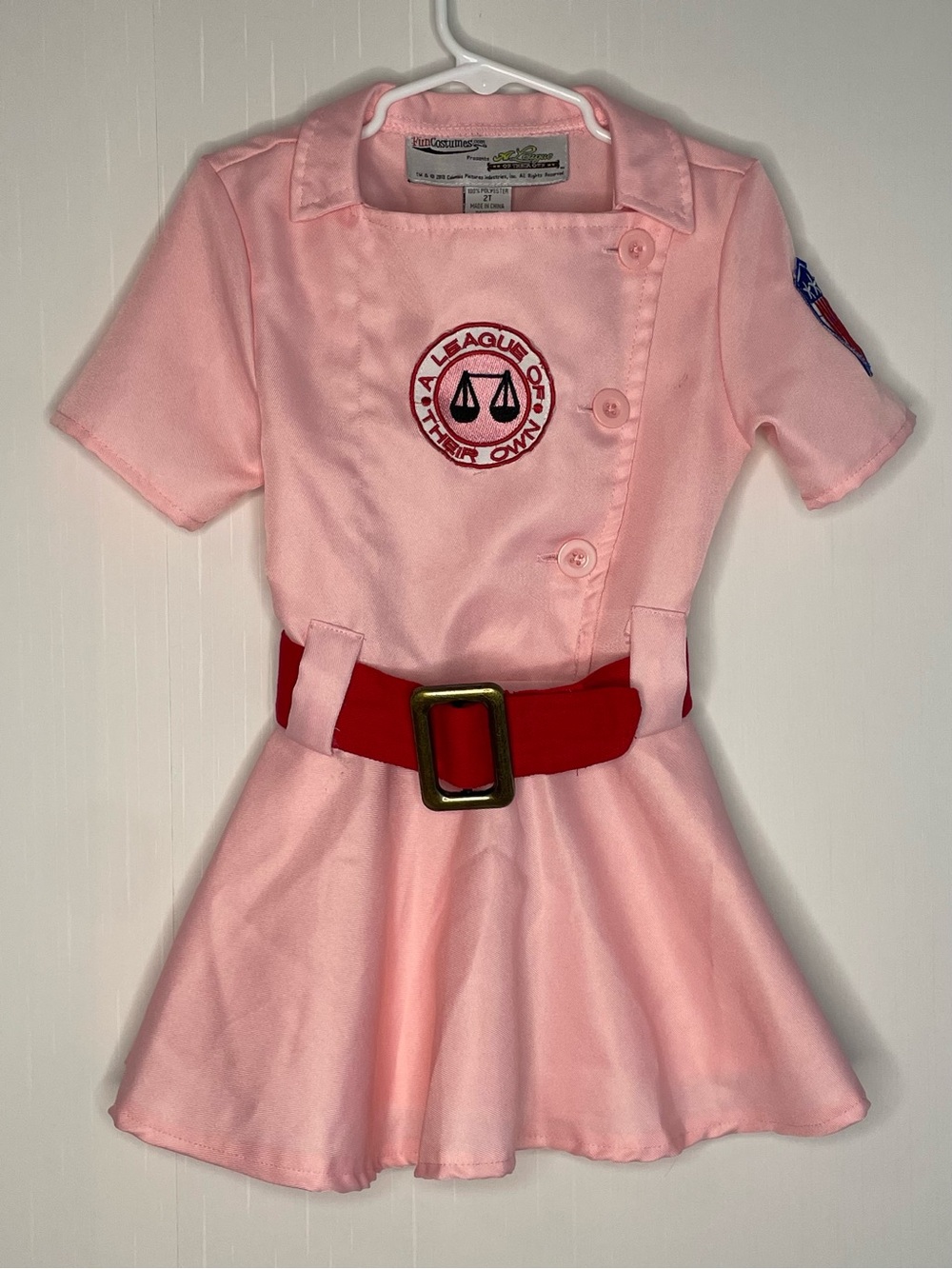 A League Of Their Own Dottie Costume Dress Officially Licensed 2T